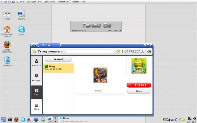 Taneu-OS 2010 / Retro-Linux live erleben